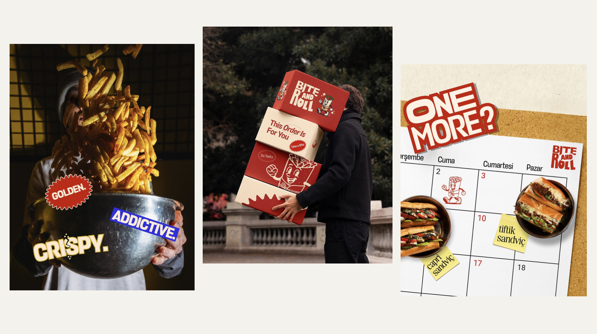 Bite and Roll — Logo & Brand Identity / Social media / Print design / Production / Design applications 5