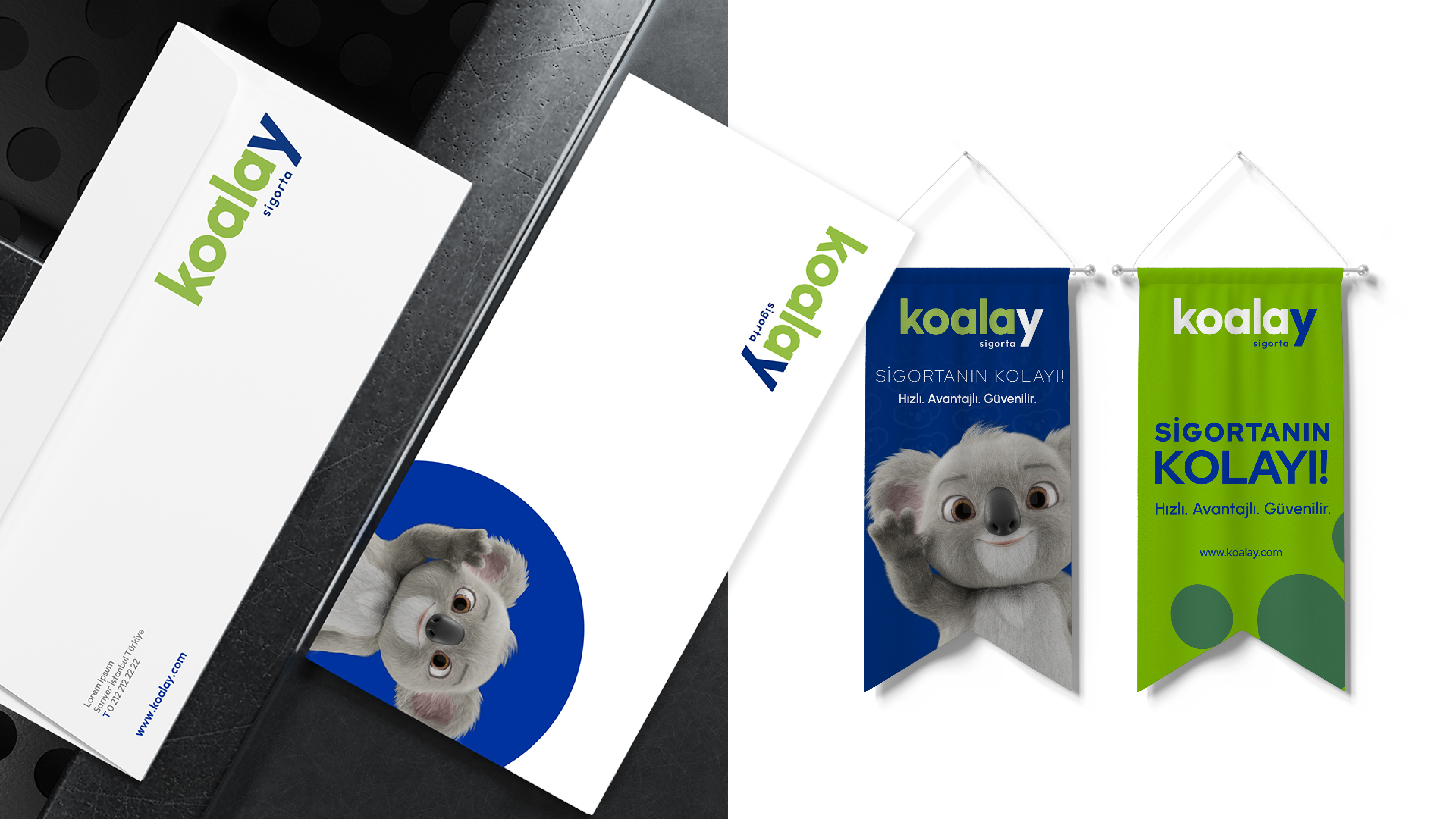 Koalay Sigorta — Logo & Brand Identity / Print design / Design applications 4