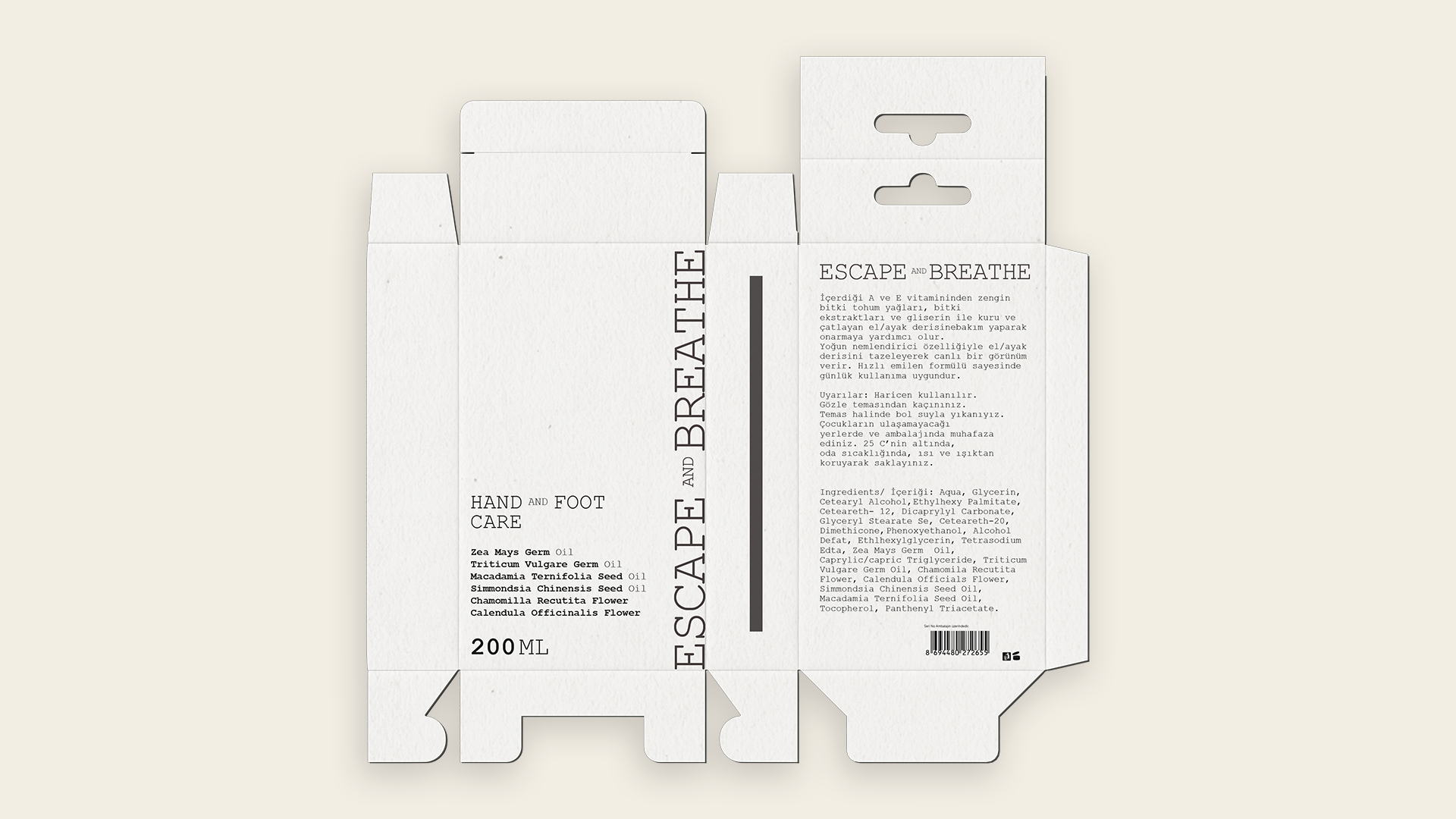 Escape & Breathe — Logo & Brand Identity / Print design / Design applications 3