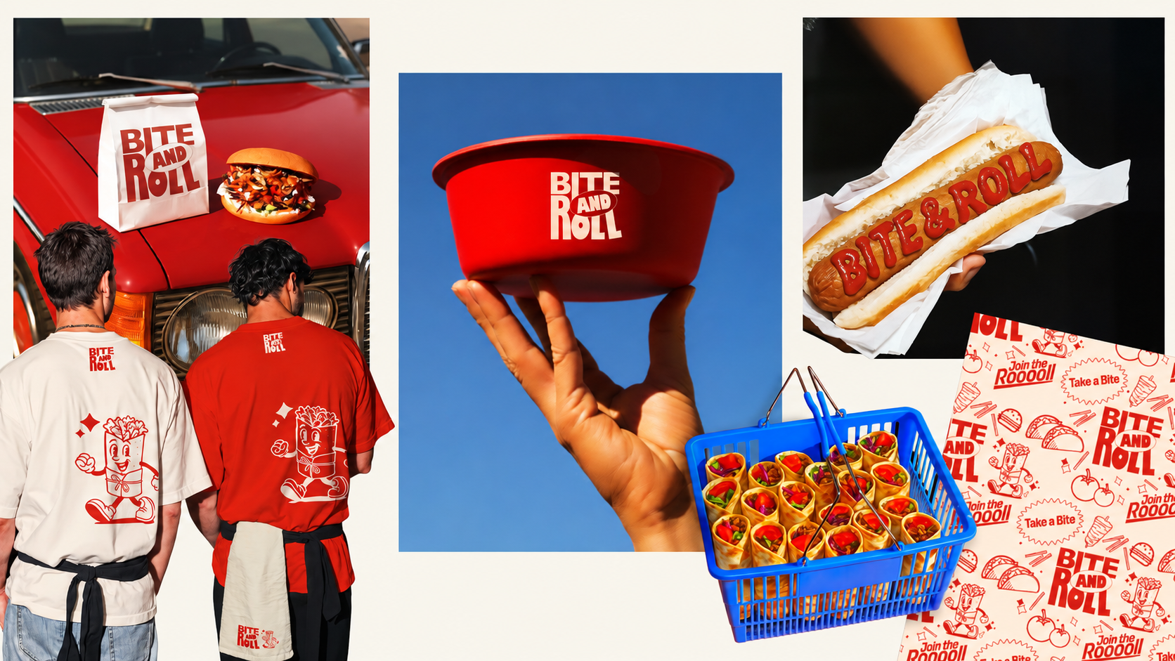 Bite and Roll — Logo & Brand Identity / Social media / Print design / Production / Design applications 4